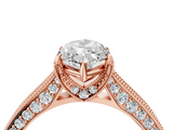 Rose gold Marquise Cut Diamond Pave Band with Four-Prong Setting_41