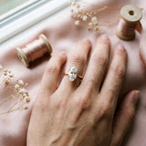 Rose gold Marquise Cut Diamond Solitaire Engagement Ring with Classic Band and Four-Prong Setting_172