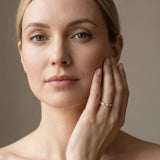 Rose gold Marquise Diamond Eternity Band with Bezel Setting_40