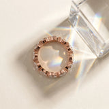 Rose gold Marquise Diamond Eternity Band with Bezel Setting_42