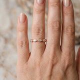 Rose gold Marquise Diamond Eternity Band with U-Prong Setting_103