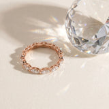 Rose gold Marquise Diamond Eternity Band with U-Prong Setting_106