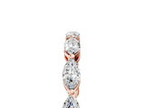 Rose gold Marquise Diamond Eternity Band with U-Prong Setting_96