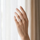 Rose gold Marquise Diamond Pavé Band with Six-Prong Setting_42