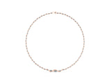 Rose gold Marquise Diamond Riviera Necklace_9
