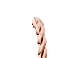 Rose gold Marquise Diamond Twist Eternity Band with Bezel Setting_7