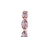 Rose gold Marquise Morganite Prong Set Half-Eternity Band_11