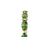 Rose gold Marquise Peridot Eternity Band with U-Prong Setting_17