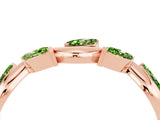 Rose gold Marquise Peridot Twisted Band with Prong Setting_10