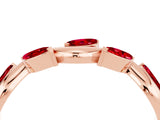 Rose gold Marquise Ruby Twisted Band with Prong Setting_10