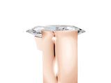 Rose gold Marquise Solitaire Bezel Set Diamond Ring with Wide Band_8
