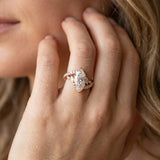 Rose gold Marquise Solitaire with Pavé Twist Band and Four-Prong Setting_15