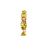 Rose gold Marquise Yellow Sapphire Eternity Band with U-Prong Setting_77
