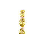 Rose gold Marquise Yellow Sapphire Half Eternity Band with Prong Setting_23