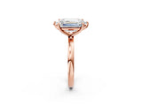 Rose gold Marquise and Emerald Cut Toi Moi Ring with Prong Setting_52