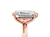 Rose gold Marquise and Emerald Cut Toi Moi Ring with Prong Setting_55