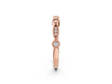 Rose gold Milgrain Bezel and Marquise Diamond Band_14