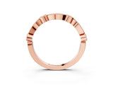 Rose gold Milgrain Bezel and Marquise Diamond Band_15