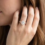 Rose gold Oval Cut Channel Set Solitaire Ring with Four-Prong Setting_20
