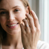 Rose gold Oval Cut Diamond Solitaire Engagement Ring with Celtic Knot Band and Four-Prong Setting_80
