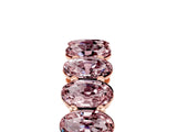 Rose gold Oval Cut Morganite Eternity Band with Shared Prong Setting_5