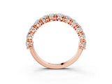 Rose gold Oval Diamond Prong-Set Eternity Band_12