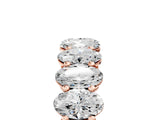 Rose gold Oval Diamond Prong-Set Eternity Band_14