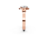 Rose gold Oval Halo Pave Split Shank Prong Setting Ring_95