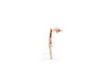 Rose gold Pavé Diamond Starburst Stud Earrings_15
