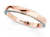 Rose gold Pavé Round Blue Topaz Channel Set Band_19