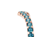 Rose gold Pavé Round Blue Topaz Chevron Band with Shared Prong Setting_11