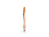 Rose gold Pavé Round Citrine Twist Band_14