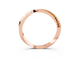 Rose gold Pavé Round Citrine Twist Band_15