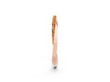 Rose gold Pavé Round Citrine Twist Band_8