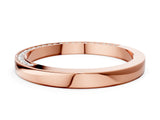 Rose gold Pavé Round Diamond Channel Set Band_38