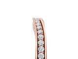Rose gold Pavé Round Diamond Curved Band_7
