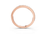 Rose gold Pavé Round Diamond Eternity Band with Channel Setting_7