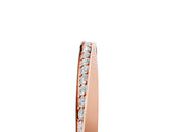 Rose gold Pavé Round Diamond Twist Band_17