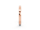 Rose gold Pavé Round Green Sapphire Channel Set Band_20