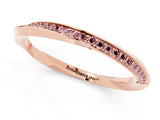 Rose gold Pavé Round Morganite Twist Band_7