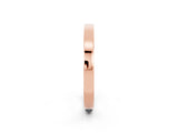 Rose gold Pavé Round Pink Sapphire Channel Set Band_20