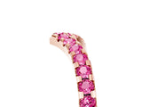 Rose gold Pavé Round Pink Sapphire Chevron Band with Shared Prong Setting_23