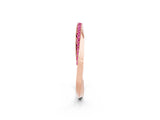 Rose gold Pavé Round Pink Sapphire Twist Band_14
