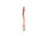 Rose gold Pavé Round Pink Sapphire Twist Band_26