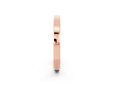 Rose gold Pavé Round Ruby Channel Set Band_20