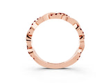 Rose gold Pavé Round Ruby Twist Eternity Band with Shared Prong Setting_21