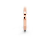 Rose gold Pavé Round Tanzanite Channel Set Band_20