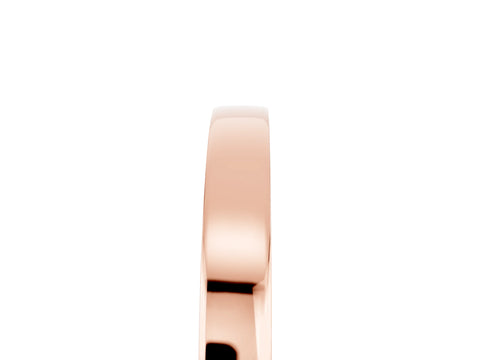 Rose gold Pavé Round Tanzanite Channel Set Band_23
