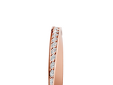 Rose gold Pave Round Diamond Twist Band_109