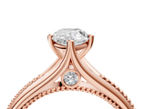 Rose gold Pear Solitaire Beaded Band Six-Prong Setting_12